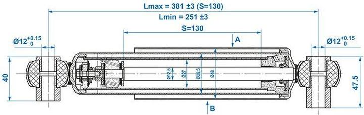 Produktbild ProPlus Stossdämpfer 900-1300kg Set