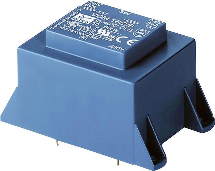 Actual product image Block PCB mount transformer 25VA 1x24 o/p