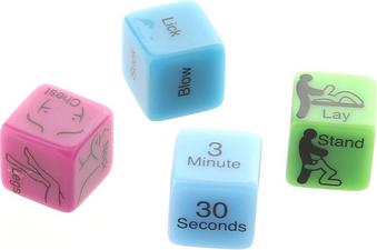 Little Genie Productions 4 Oral Sex Dice (Würfelspiel, Englisch)
