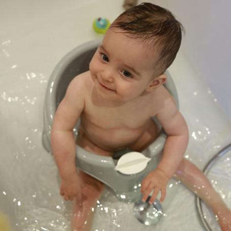 Image du produit Thermobaby Aquafun anneau de bain blanc avec jouet vert