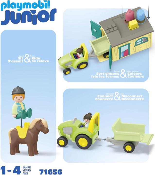 Productafbeelding Playmobil Tractor boerderij avontuur (71656)