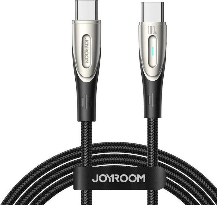 Actual product image Joyroom Star-Light Series SA27-CC5 USB-C / USB-C cable 100W 2m - black (1 m, USB 1.0)