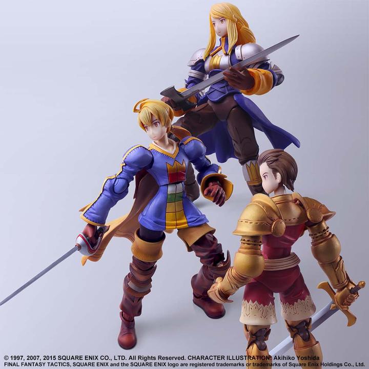 Actual product image Square Enix Final Fantasy Tactics Bring Arts action figure Agrias Oaks 14 cm
