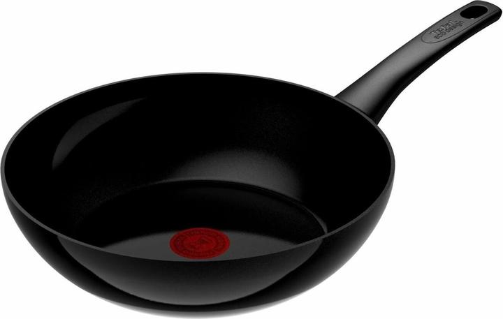 Produktbild Tefal Wokpfanne Bratpfanne Renew Black On 28cm (28 cm, Wok Pfanne, Aluminium, Keramik)