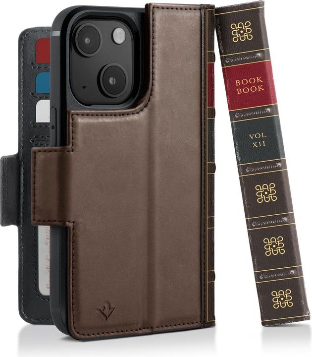 TwelveSouth Book-Cover Vintage Book brown (Apple iPhone 14)
