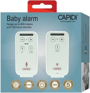 Productafbeelding Capidi 2.0 -itkuhälytin, valkoinen (Babyfoon Audio, 800 m)