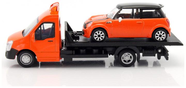 Actual product image Bburago Street Fire Truck W Mini Cooper S 1:43
