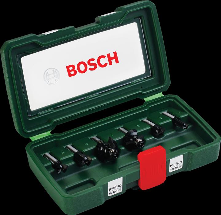 Produktbild Bosch Zubehör HM-Fräser-Set mit 8 mm Schaft, 6-teilig