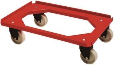 Immagine prodotto Mini Moove Tralle 60x40 cm 4 hjul Standard ABS PP Rød,7 pezzi/krt
