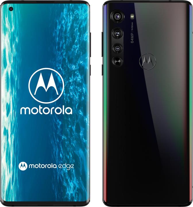 Image du produit Motorola Edge (128 Go, Noir Solaire, 6.70", Double SIM hybride, 64 Mpx, 5G)