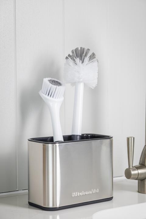 Actual product image KitchenAid Ka Stainless Steel Sink Brush Caddy