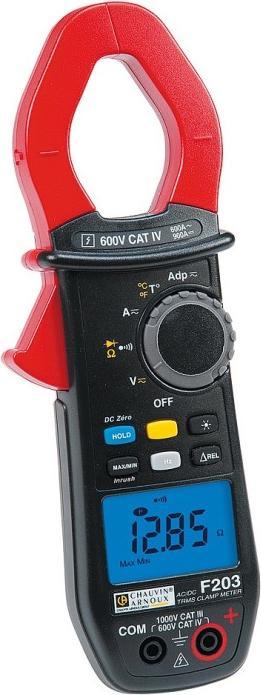 Image du produit Chauvin Arnoux Pince de courant, multimètre à main di (CAT IV 600V, CAT III 1000V)