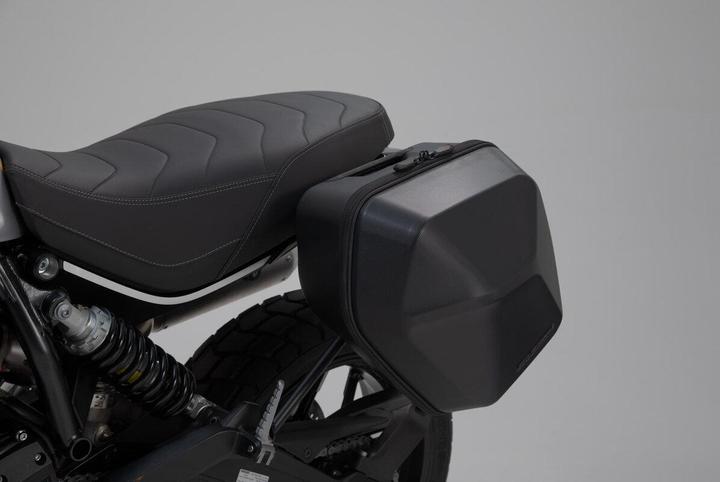 Actual product image Sw Motech side luggage support kit urban abs. 1x16,5l. ducati scrambler (16.50 l)