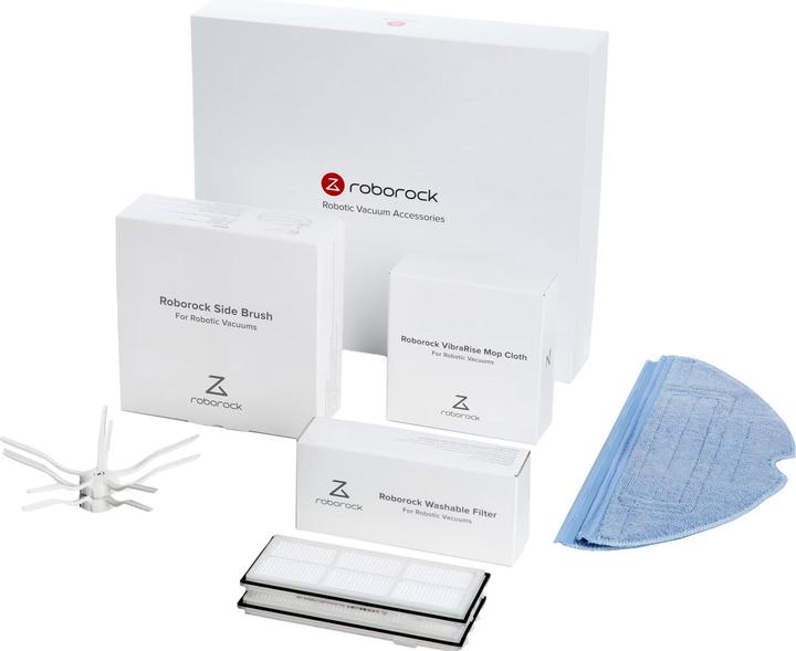 Produktbild Roborock Zubehörset mit 2x Seitenbürste/ 2x Filter/ 2x Wisch-Mopp für S7