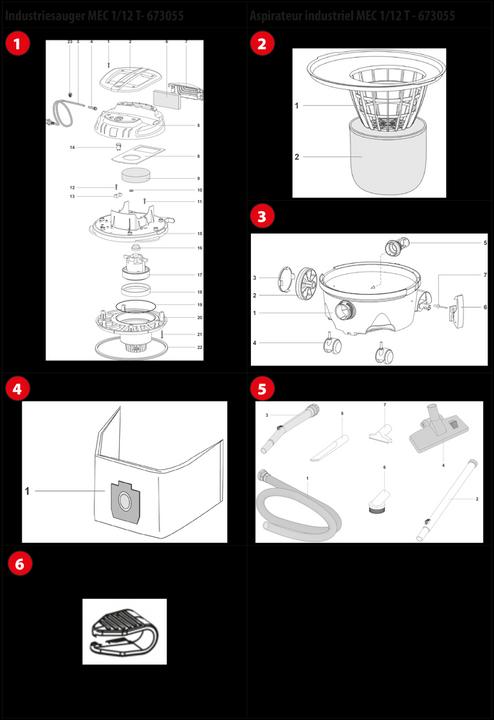 Image du produit Proton Aspirateur à sec MEC 1/12 T (Aspirateur sec)