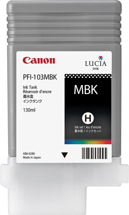 Actual product image Canon Pfi-103mbk (MBK)