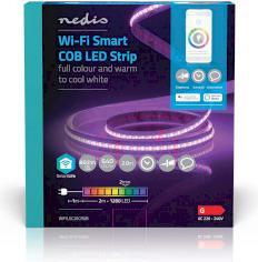 Produktbild Nedis SmartLife LED Strip Wi-Fi, 2m - White (Weiss, 200 cm, Indoor)