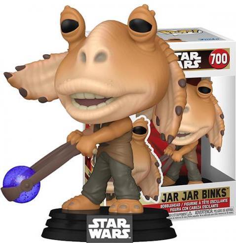 Produktbild Funko Star Wars: Episode I - Die dunkle Bedrohung Anniversary POP! Vinyl Figur Jar Jar Binks w/ Booma Ball