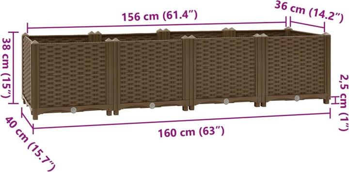 Image du produit VidaXL Hochbeet