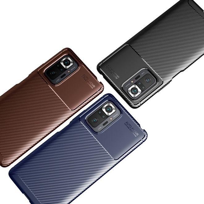 Produktbild MU Style Carbon Fiber TPU Softcase Series (Xiaomi Redmi Note 10 Pro)