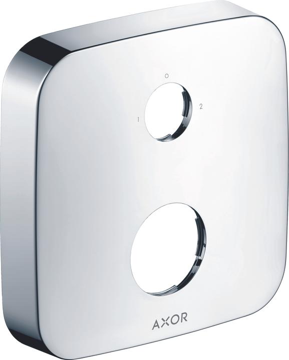 Actual product image Axor extension rosette, softsquare, 2-hole, 0-1-2 marking, 14973
