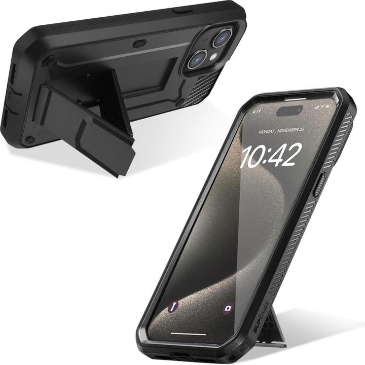 Actual product image Supcase Unicorn Beetle Pro Iphone 15 Black (Apple iPhone 15)