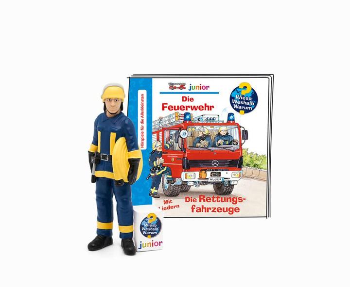 Actual product image Tonies Why Why Junior The fire brigade/rescue vehicles (German)