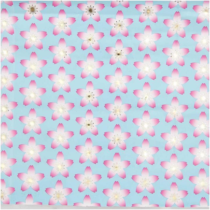 Produktbild Rico Design Geschenkpapier Sakura Sak.Blau.400193 (Geschenkpapier)