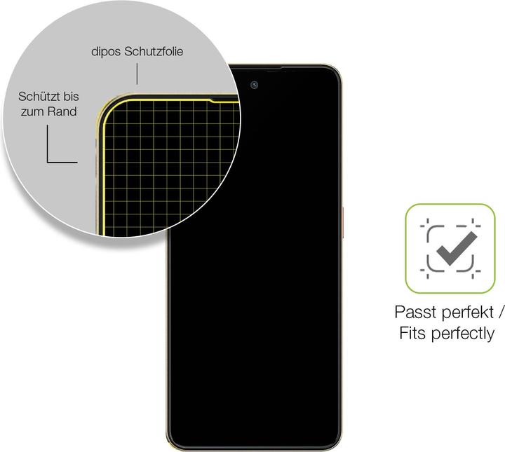 Immagine prodotto Dipos Full-Cover Pellicola Protettiva opaco (1 Pezzo/i, ZTE Nubia N3)