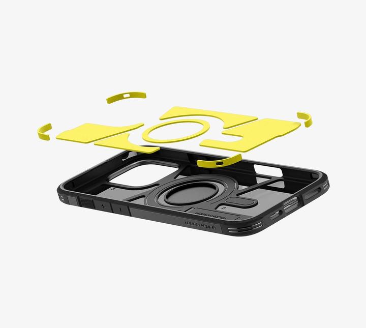 Actual product image Spigen Tough Armor MAG iPhone 16 Pro Max MagSafe czarny/black ACS08013 (Apple iPhone 16 Pro Max)