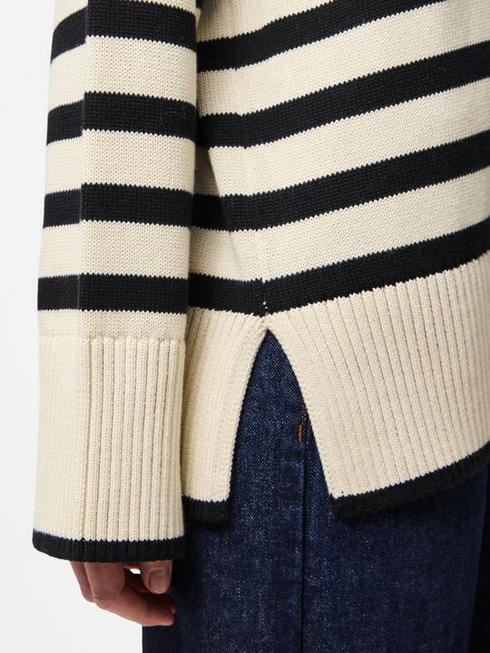 Actual product image Pieces Pcava Ls O-Neck Slit Knit Noos (XXL)