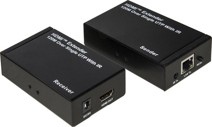 Produktbild Extender HDMI Tramite Cavo Rete Cat 5/6 Fino 120mt Infrarosso Telecoman (CAT5e, 200 m)
