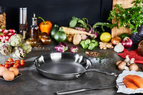 Produktbild Tefal Bratpfanne Eternal Mesh (24 cm, Bratpfanne, Edelstahl)