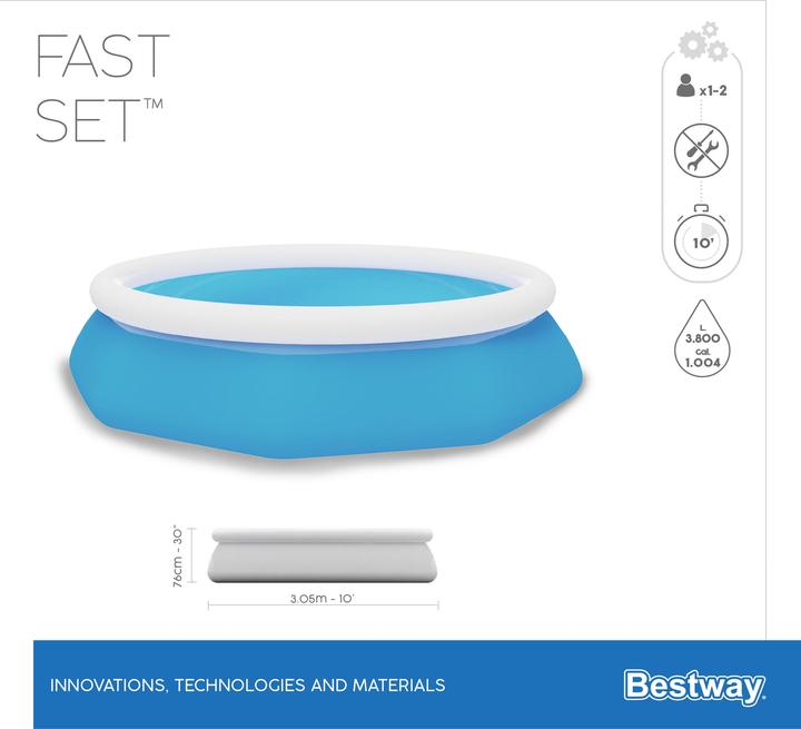 Image du produit Bestway Fast Set (Ø 305 x 76 cm)