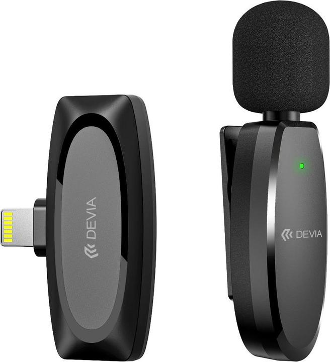 Actual product image Devia microphone for smartfon Kintone Lightning black