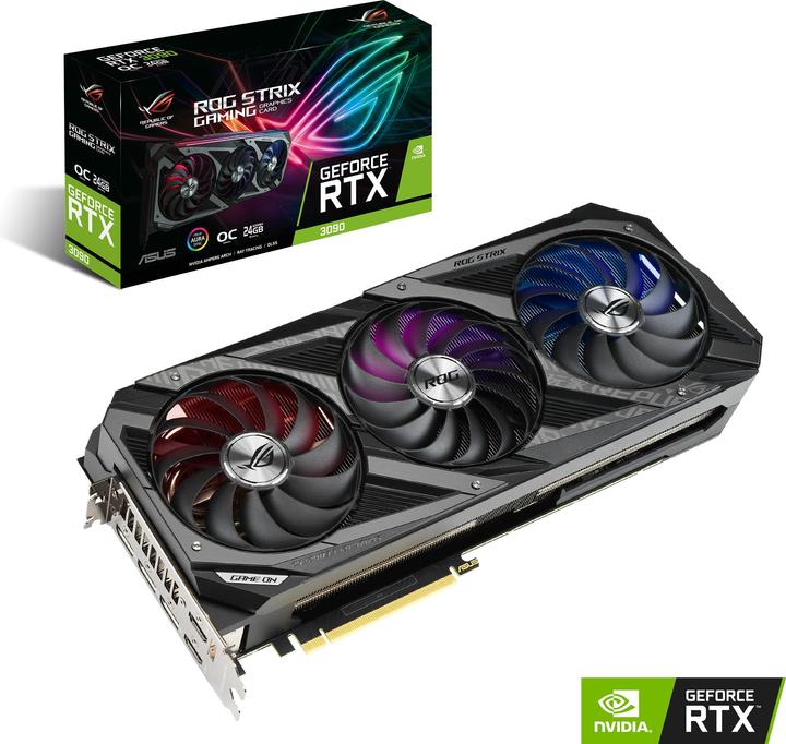 Immagine prodotto ASUS GeForce ROG STRIX RTX 3090 GIOCARE (24 GB)