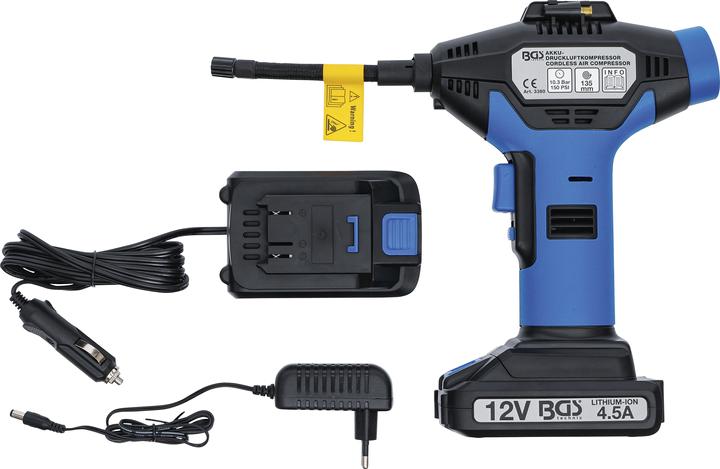 Actual product image BGS Cordless Air Compressor (0.00 bar, 0 l)