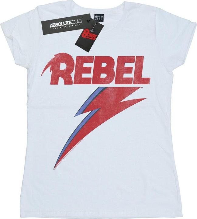 David Bowie Distressed Rebel TShirt (XL)