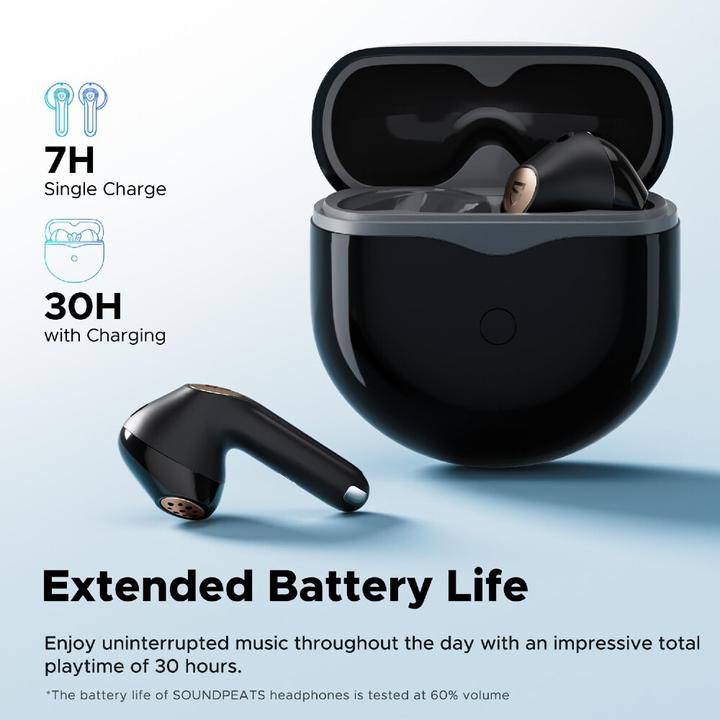 Immagine prodotto Soundpeats Air 4 Lite (Nessuna soppressione del rumore, 7 h, Senza fili)