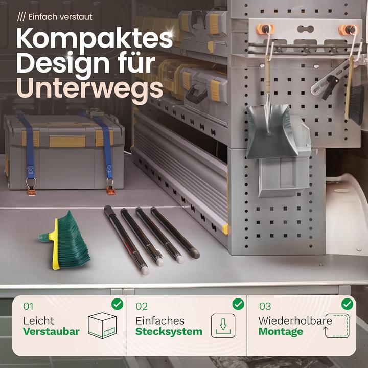 Produktbild Novaliv 2X Premium Krallenbesen mit Stiel 30cm, Spezialbesen gebogenen Borsten Kunststoffkopf -Ideal (1 Stk.)