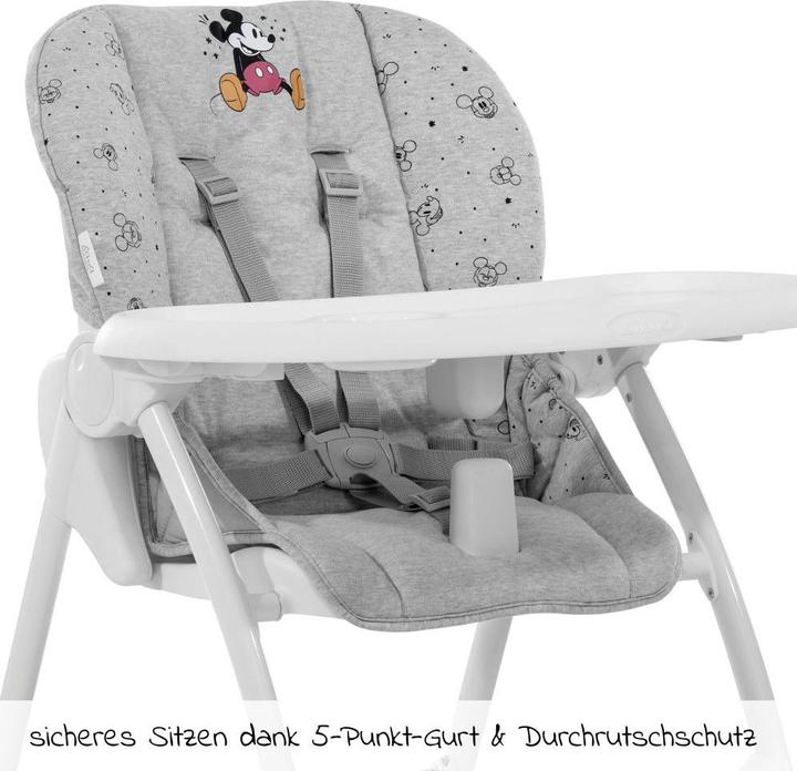 Produktbild Hauck Sit N Fold Mickey Mouse Grey (Hochstuhl)