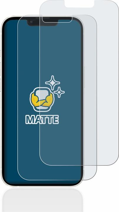 Produktbild BROTECT Entspiegelungs-Schutzfolie Displayschutz Matt (2 Stück, Apple iPhone 13)