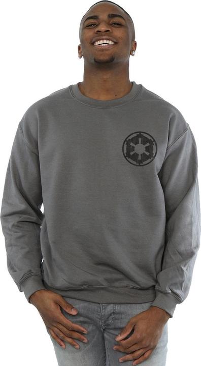 Produktbild Star Wars The Mandalorian Galactic Empire Insignia Breast Print Sweatshirt (XL)