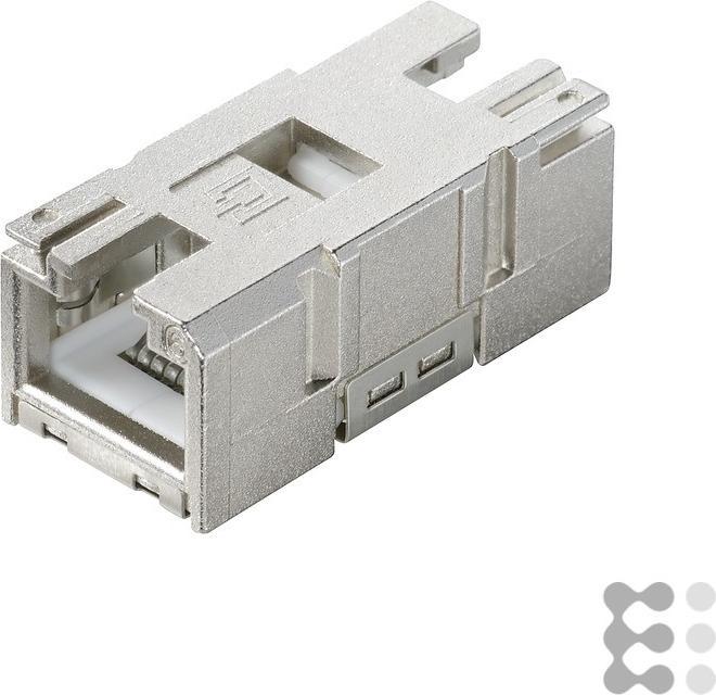 Weidmüller IE-BI-RJ45-C - Flat - RJ-45 - Female - Female - 10GBase-T