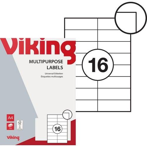 Actual product image Niceday Multifunctional labels 105x37mm