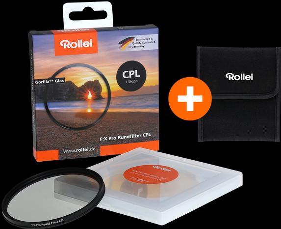 Produktbild Rollei F:X Pro Rundfilter CPL 55 mm (55 mm, Polarisationsfilter, 62 mm)
