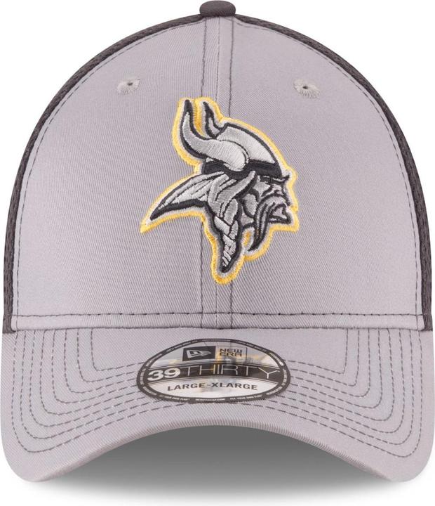 Actual product image New Era 39Thirty Stretch Mesh Cap - Minnesota Vikings - L/XL (XL)