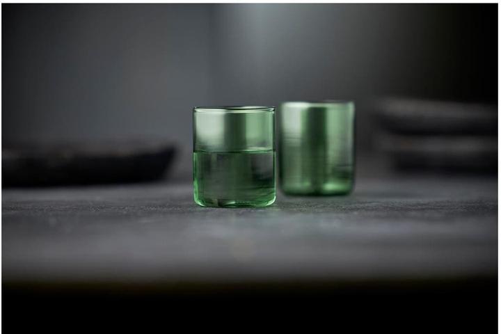 Produktbild Lyngby Schnapsglas Torino Grün, 2 Stück, 5.5 cl (0.55 dl, 2 x, Schnapsgläser + Shotgläser)