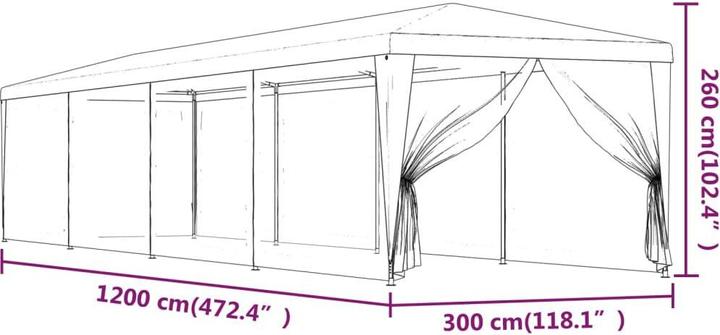Image du produit VidaXL Desirae (300 cm, 1200 cm)