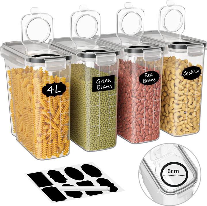 Image du produit Withosent Set de boîtes à provisions (4 l)